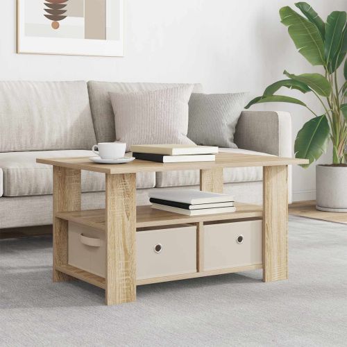 Масичка за кафе Сонома дъб 77 x 55 x 42 см Инженерно дърво