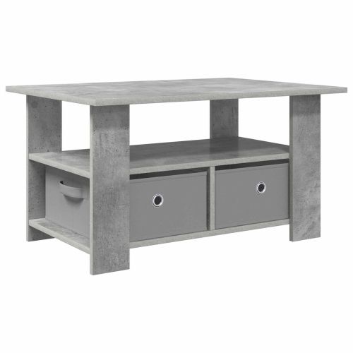 Масичка за кафе Циментено сиво 77 x 55 x 42 см Инженерно дърво