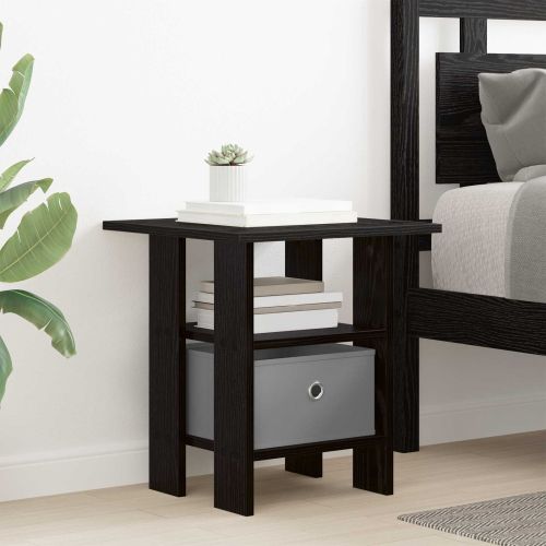 Нощно шкафче Черния дъб 41 x 40 x 45 см Инженерно дърво