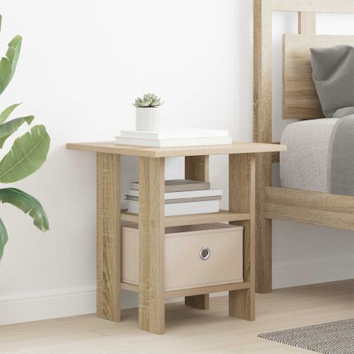 Нощно шкафче Сонома дъб 41 x 40 x 45 см Инженерно дърво