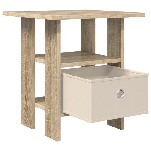 Нощно шкафче 2 pcs Сонома дъб 41 x 40 x 45 см Инженерно дърво