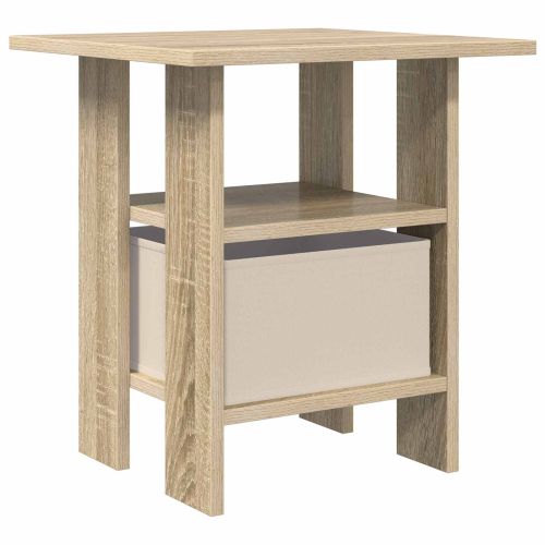 Нощно шкафче 2 pcs Сонома дъб 41 x 40 x 45 см Инженерно дърво