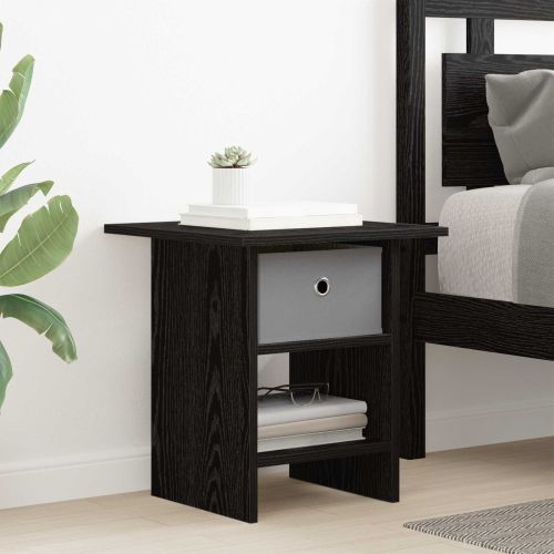 Нощно шкафче Черния дъб 41 x 40 x 45 см Инженерно дърво