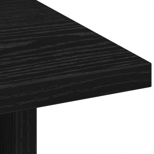 Нощно шкафче 2 pcs Черния дъб 41 x 40 x 45 см Инженерно дърво