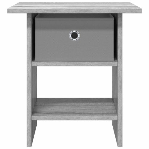 Нощно шкафче 2 pcs Сив Сонома 41 x 40 x 45 см Инженерно дърво