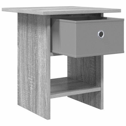 Нощно шкафче 2 pcs Сив Сонома 41 x 40 x 45 см Инженерно дърво