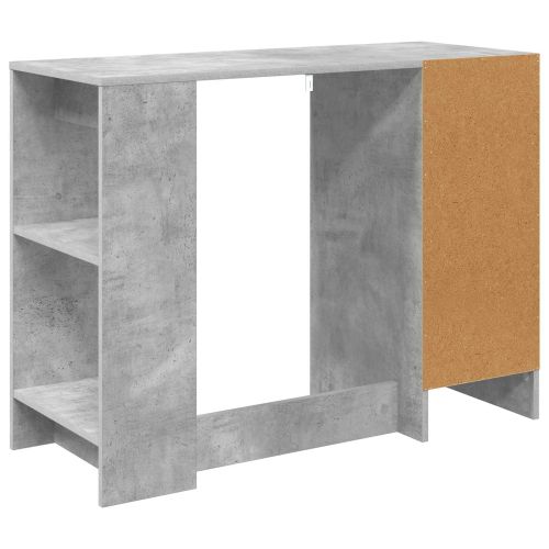 Бюро Циментено сиво Инженерна дървесина 100 x 40 x 75 cm
