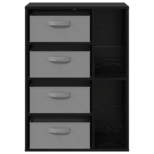 Служебен шкаф Черен дъб 60 x 33,5 x 84 см