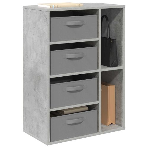 Служебен шкаф Бетонно сиво 60 x 33,5 x 84 см