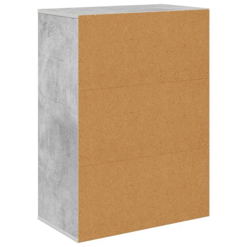 Служебен шкаф Бетонно сиво 60 x 33,5 x 84 см