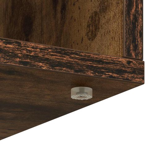 Служебен шкаф Опушен дъб 60 x 33,5 x 84 см