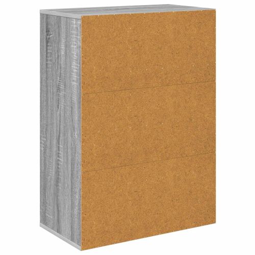 Служебен шкаф Сив Сонома 60 x 33,5 x 84 см