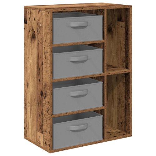 Служебен шкаф с чекмедже Старо дърво 60 x 33,5 x 84 см