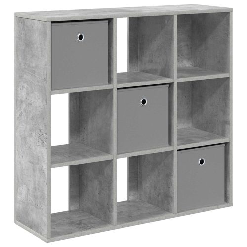 Служебен шкаф с чекмедже Циментено сиво 88,5 x 29 x 84,5 см