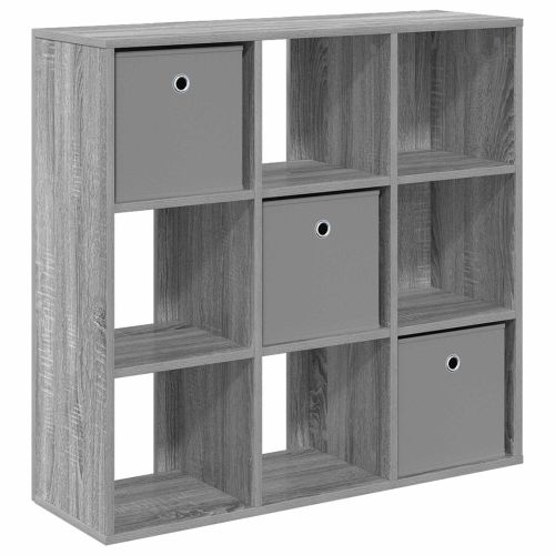 Служебен шкаф с чекмедже Сив Сонома 88,5 x 29 x 84,5 см