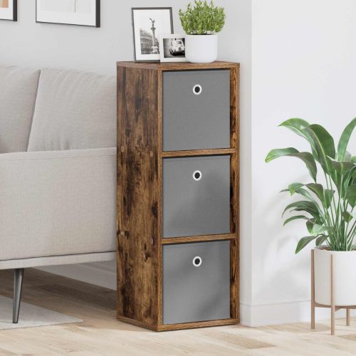 Служебен шкаф с чекмедже Димян дъб 30,5 x 27 x 84,5 см