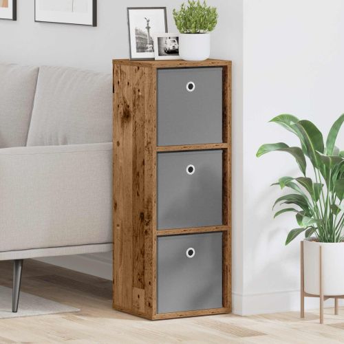 Служебен шкаф с чекмедже Старо дърво 30,5 x 27 x 84,5 см