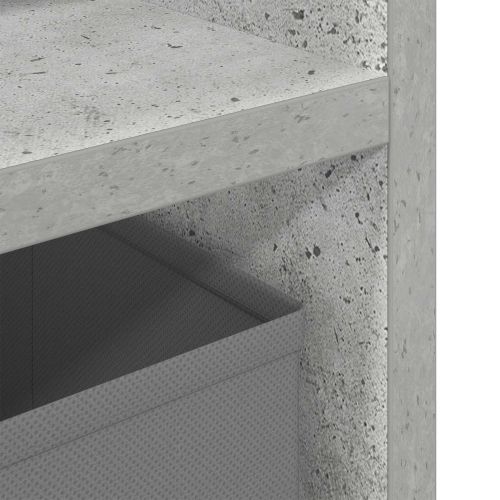 Долно шкафче с чекмедже Циментено сиво 87 x 27,5 x 43 см