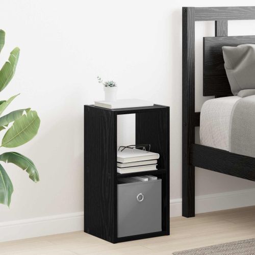 Нощно шкафче Черния дъб 25,5 x 22 x 49,5 см Инженерно дърво