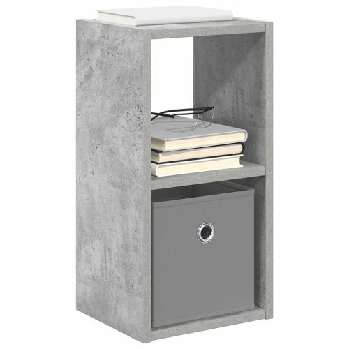Нощно шкафче 2 бр. Циментено сиво 25,5 x 22 x 49,5 см