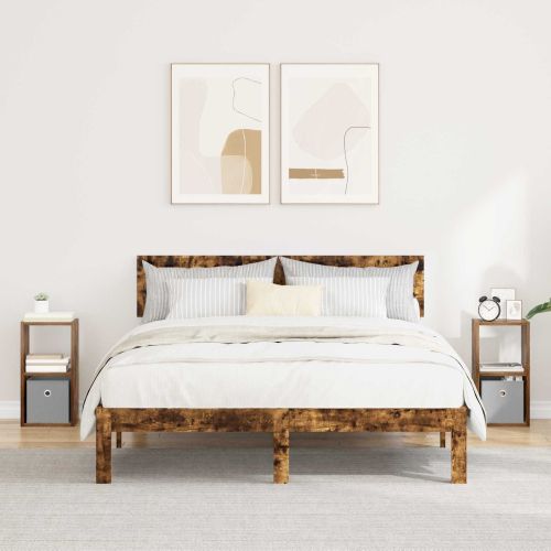 Нощно шкафче с чекмедже 2 pcs Димян дъб 25,5 x 22 x 49,5 см