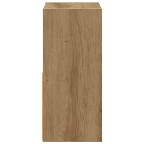 Нощно шкафче 2 pcs Дъб 25,5 x 22 x 49,5 см Инженерно дърво