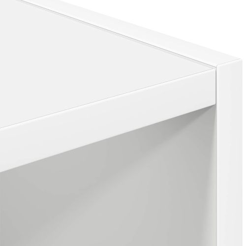 Нощно шкафче 2 pcs Бяло 30,5 x 27 x 59,5 см Инженерно дърво