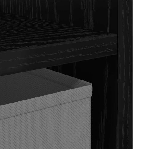 Нощно шкафче Черния дъб 30,5 x 27 x 59,5 см Инженерно дърво