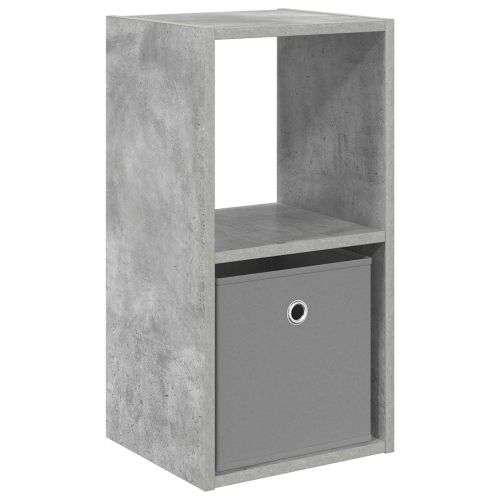Нощно шкафче Циментено сиво 30,5 x 27 x 59,5 см Инженерно дърво