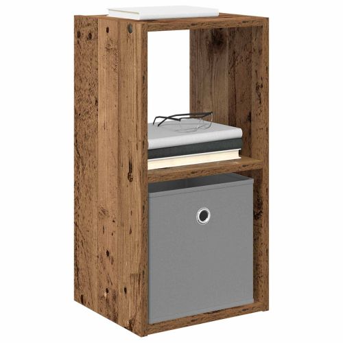 Нощно шкафче с чекмедже 2 pcs Старо дърво 30,5 x 27 x 59,5 см