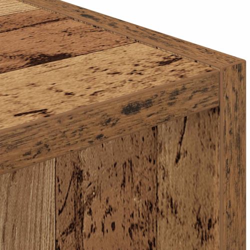 Нощно шкафче с чекмедже 2 pcs Старо дърво 30,5 x 27 x 59,5 см