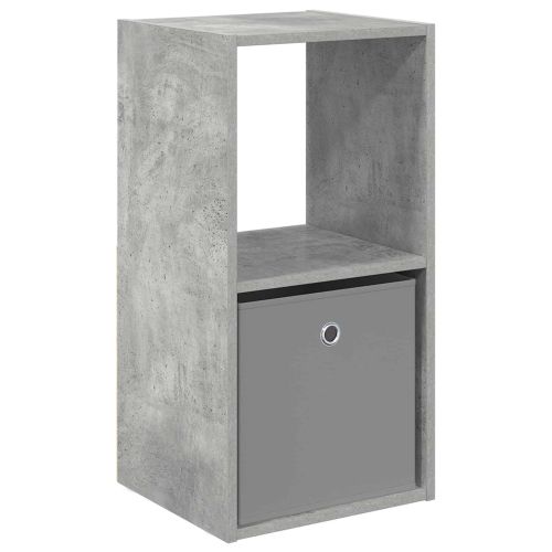 Нощно шкафче Циментено сиво 35 x 32 x 68,5 см Инженерно дърво