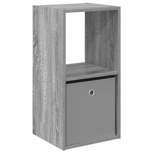 Нощно шкафче Сив Сонома 35 x 32 x 68,5 см Инженерно дърво