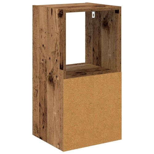 Нощно шкафче Старо дърво 35 x 32 x 68,5 см Инженерно дърво