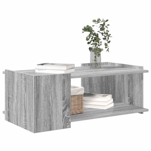 Масичка за кафе Сива сонома 90 x 50 x 33 см Инженерна дървесина