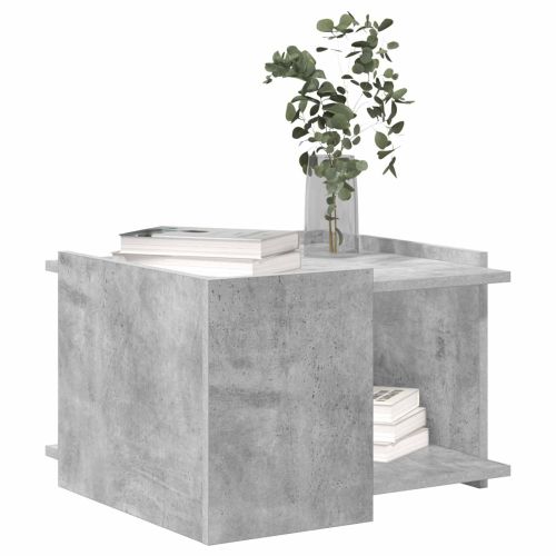 Масичка за кафе Бетонно сиво 50,5 x 50 x 33 см