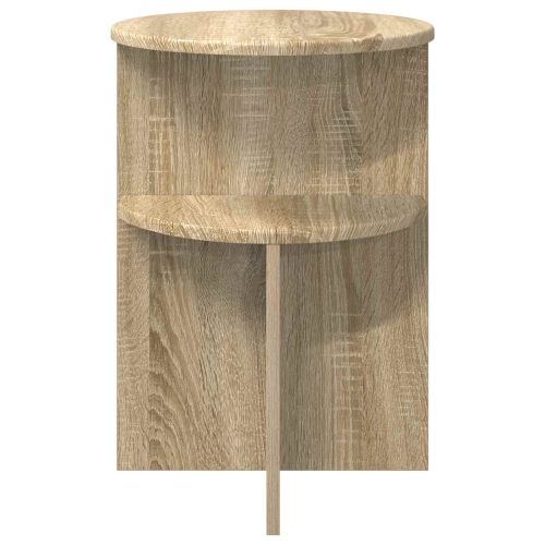 Странична маса Дъб сонома Ø 39,5 x 55 см Инженерна дървесина