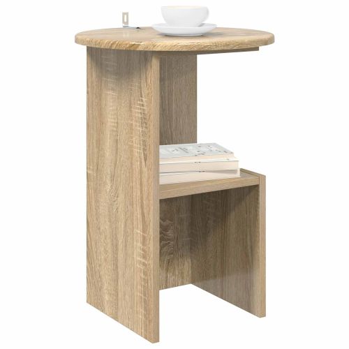 Странична маса Дъб сонома Ø 39,5 x 55 см Инженерна дървесина