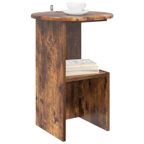 Странична маса Опушен дъб Ø 39,5 x 55 см Инженерна дървесина