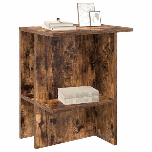 Масичка за кафе 2 pcs Опушен дъб 40 x 30 x 49 см