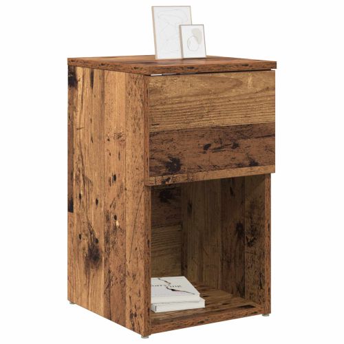 Шкаф за легло Старо дърво 29 х 31,5 х 49 см Инженерна дървесина