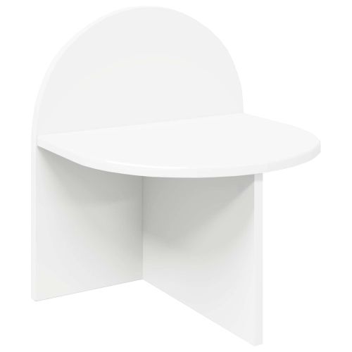 Нощно шкафче Бял 40 x 35,5 x 45,5 см Инженерен дървен материал