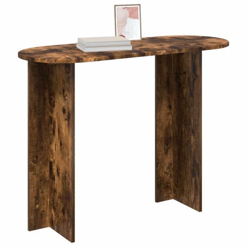 Конзолна маса Опушен дъб 100 x 39,5 x 75 см Инженерна дървесина