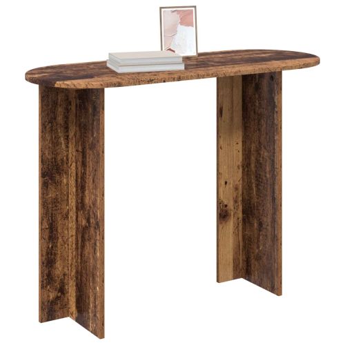 Конзолна маса със съхранение Старо дърво 100 x 39,5 x 75 см