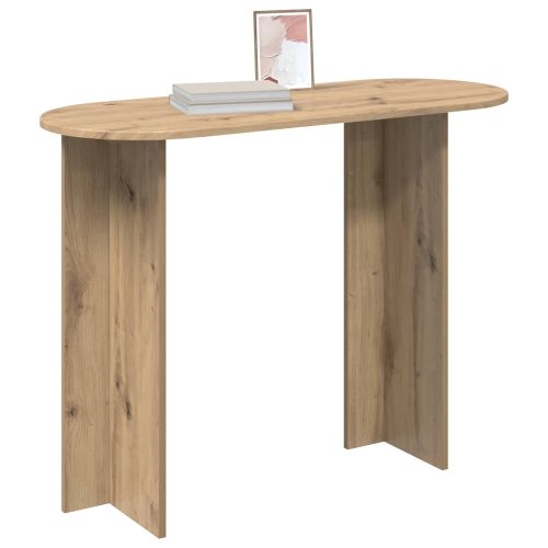 Конзолна маса със съхранение Дъб артизан 100 x 39,5 x 75 см