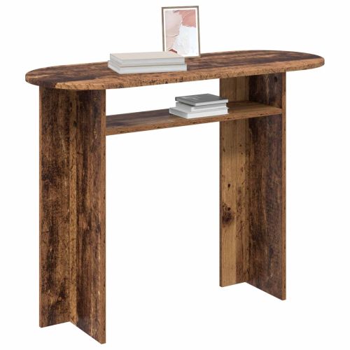 Конзолна маса със съхранение Старо дърво 100 x 39,5 x 75 см