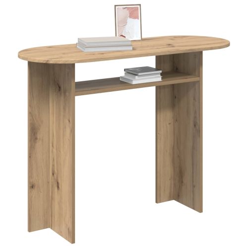Конзолна маса със съхранение Дъб артизан 100 x 39,5 x 75 см