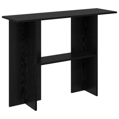 Конзолна маса Черен дъб 100 x 30 x 75 см Инженерна дървесина