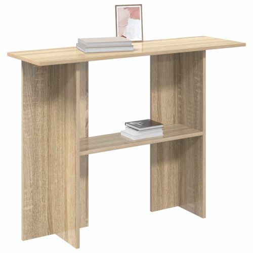 Конзолна маса Дъб сонома 100 x 30 x 75 см Инженерна дървесина