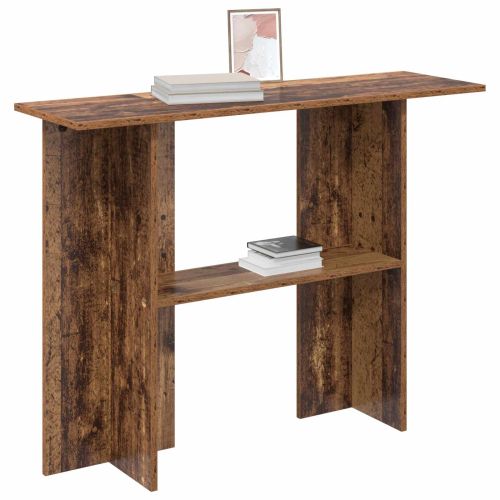 Конзолна маса Старо дърво 100 x 30 x 75 см Инженерна дървесина